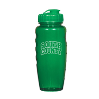 30oz. Water Bottle - Translucent Green