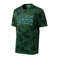 ADULT - Men's Performance CamoHex Shirt - Forest Green