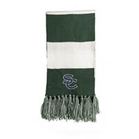 Spectator Scarf - Forest Green/White