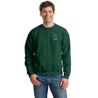 ADULT - Men's Crewneck Sweatshirt - Forest Green