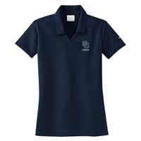 STAFF - Ladies Nike Golf Dri-FIT Micro Pique Polo - Navy