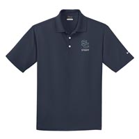 STAFF - Men's Nike Golf Dri-FIT Micro Pique Polo - Navy