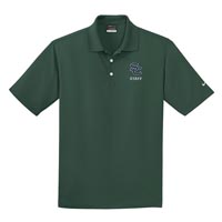 STAFF - Men's Nike Golf Dri-FIT Micro Pique Polo - Team Green