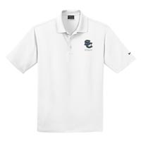 STAFF - Men's Nike Golf Dri-FIT Micro Pique Polo - White