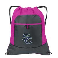 Pocket Cinch Backpack - Pop Raspberry