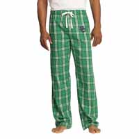 ADULT -  Men's Flannel Plaid Pants - Kelly Green