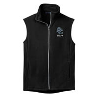 STAFF - Men's Microfleece Vest - Black
