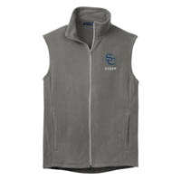 STAFF - Men's Microfleece Vest - Pearl Grey