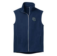 ADULT - Men's Microfleece Vest - True Navy