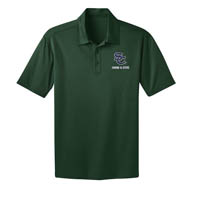 ADULT Swim & Dive - Men's Silk Touch Performance Polo - Dark Green