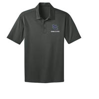 ADULT Swim & Dive - Men's Silk Touch Performance Polo - Steel Grey