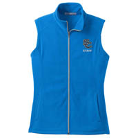 STAFF - Ladies Microfleece Vest - Light Royal