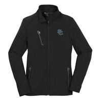 ADULT - Ladies Welded Soft Shell Jacket - Black