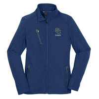 STAFF - Ladies Welded Soft Shell Jacket - Estate Blue