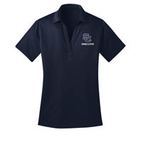 ADULT Swim & Dive  Ladies Silk Touch Performance Polo - Navy