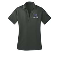 ADULT Swim & Dive  Ladies Silk Touch Performance Polo - Steel Grey