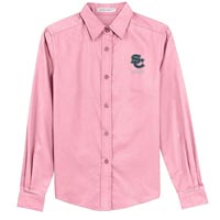 STAFF - Ladies Long Sleeve Easy Care Dress Shirt - Light Pink