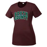 ADULT - Ladies Performance T-Shirt - Maroon