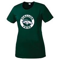 ADULT - Ladies Performance T-Shirt (Stallion Pride) - Forest Green