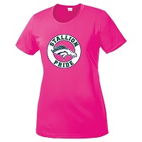 ADULT - Ladies Performance T-Shirt (Stallion Pride) - Neon Pink