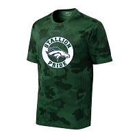 ADULT - Men's Performance CamoHex Shirt (Stallion Pride) - Forest Green