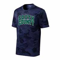 ADULT - Men's Performance CamoHex Shirt - Navy