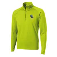 STAFF - Men's Performance 1/2 Zip Pullover - Charge Green