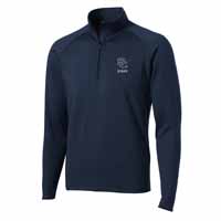 STAFF - Men's Performance 1/2 Zip Pullover - Navy