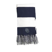 Spectator Scarf - True Navy/White