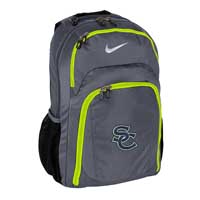 Student Nike Golf Performance Backpack - Dark Grey/Volt